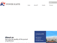 Tablet Screenshot of powerkaite.com